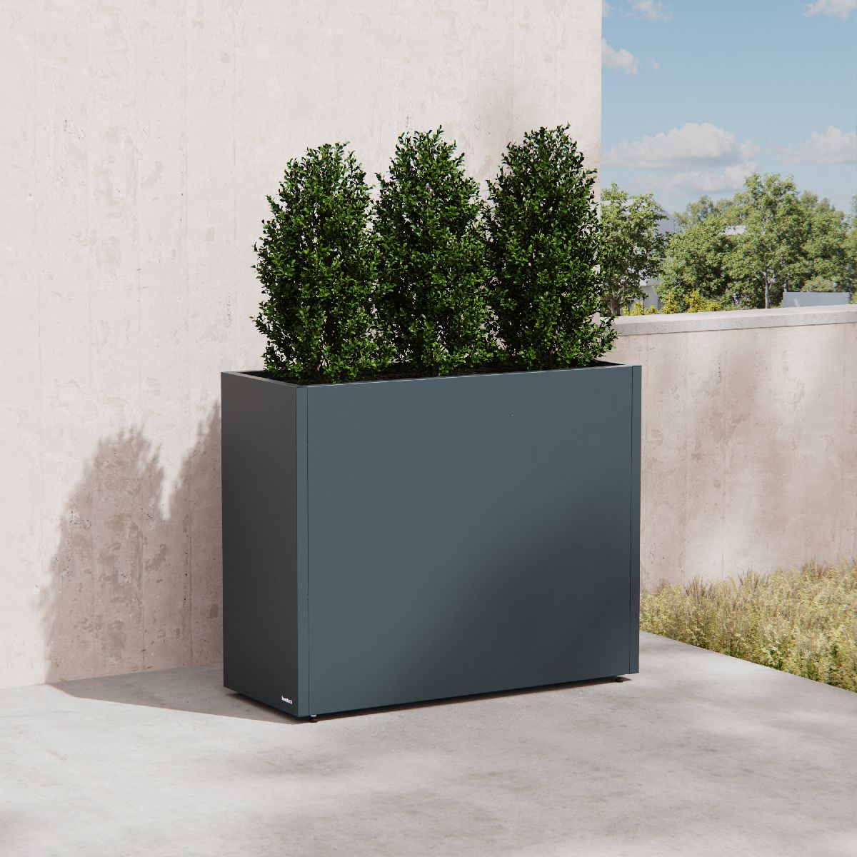 Herstera Garden Pflanzkübel Cube | 40 x 100 x 80 cm
