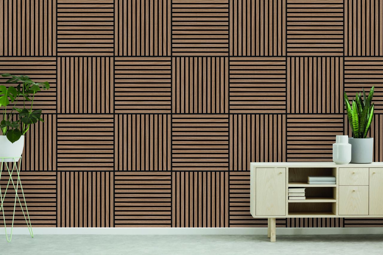 Wandpaneel Jangal Modular Wall 11003A Davert Oak Furnier 52 x 52 cm