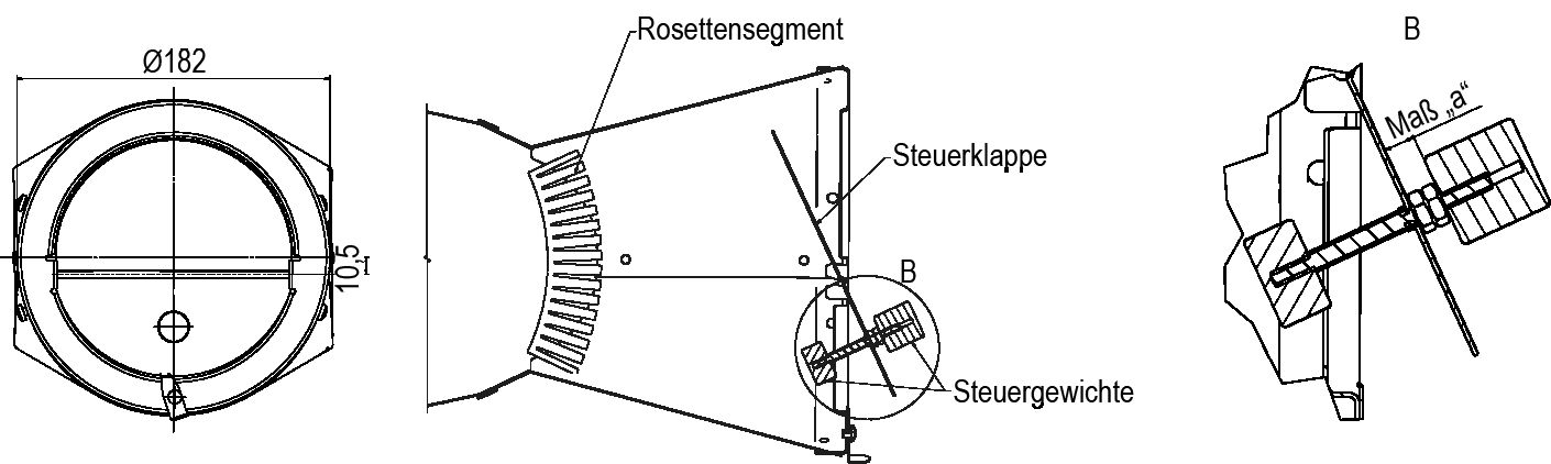 Upmann Zugbegrenzer 11-20 cm Edelstahl