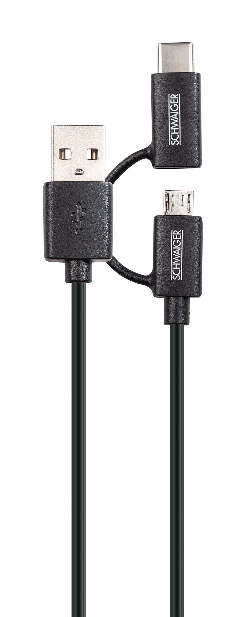 SCHWAIGER USB 3.1 Adapterkabel, Schwarz CK3112533
