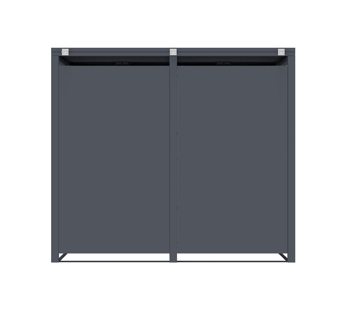Westmann Mülltonnenbox Pedura 2 | 2x 240L | mit Fußpedal