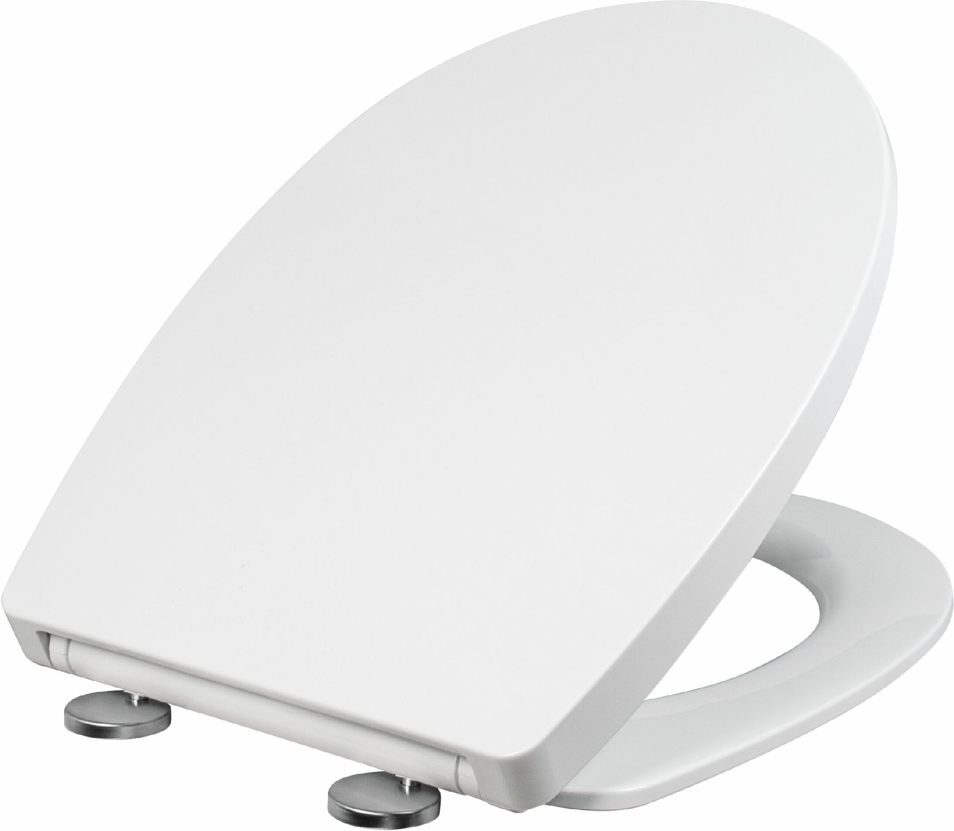 Conmetall Meister WC-Sitz Classic Premium, mit Absenkautomatik, Thermoplast, weiß, 150 kg