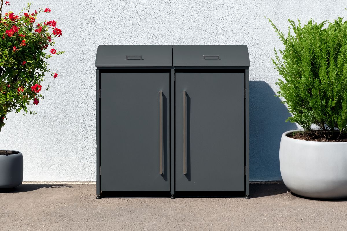 Westmann Mülltonnenbox Moderna 2 | 2x 240 L