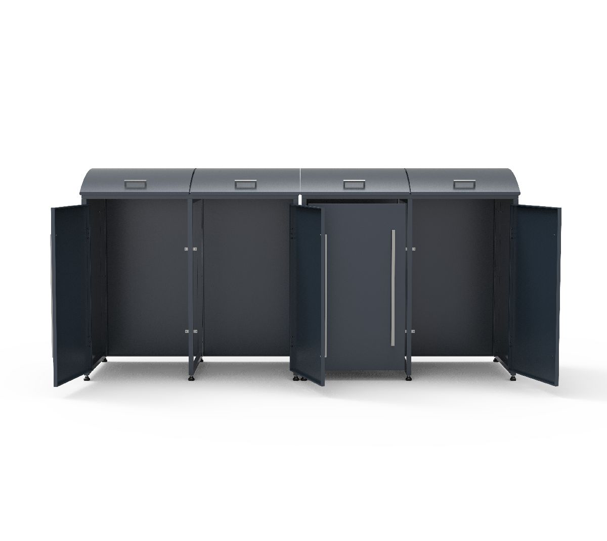 Westmann Mülltonnenbox Moderna 4 | 4x 240 L