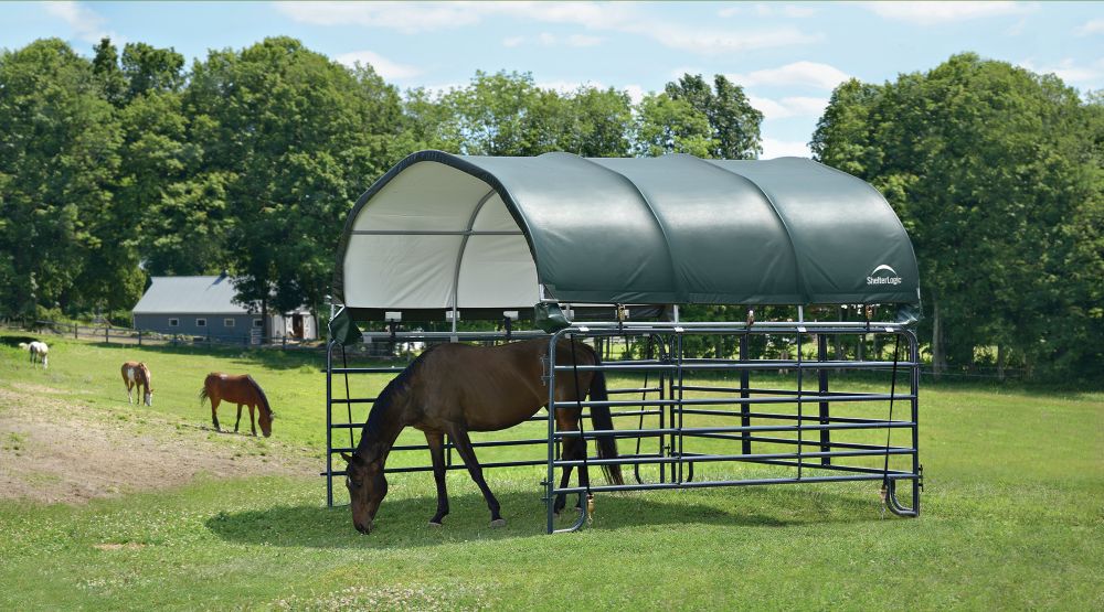 ShelterLogic Weidezelt Überdachung 13,7 m²