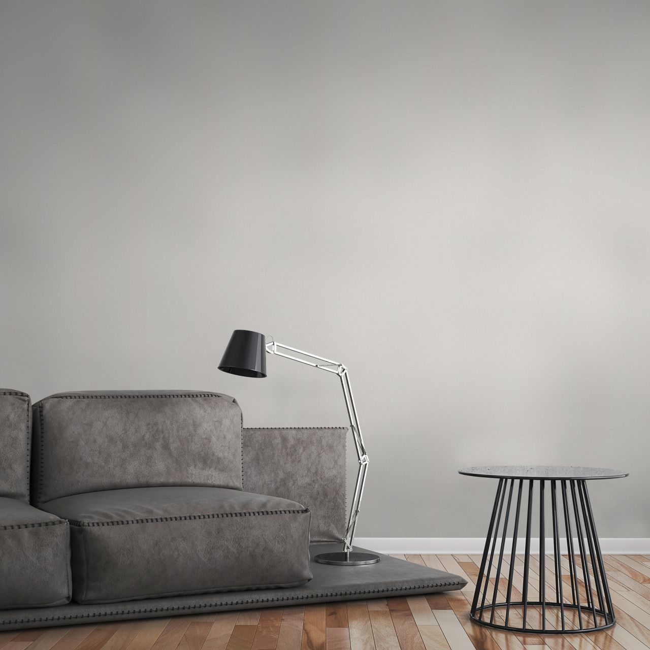 A.S. Création Vliestapete Casual Living Uni Weiß matt leicht strukturiert