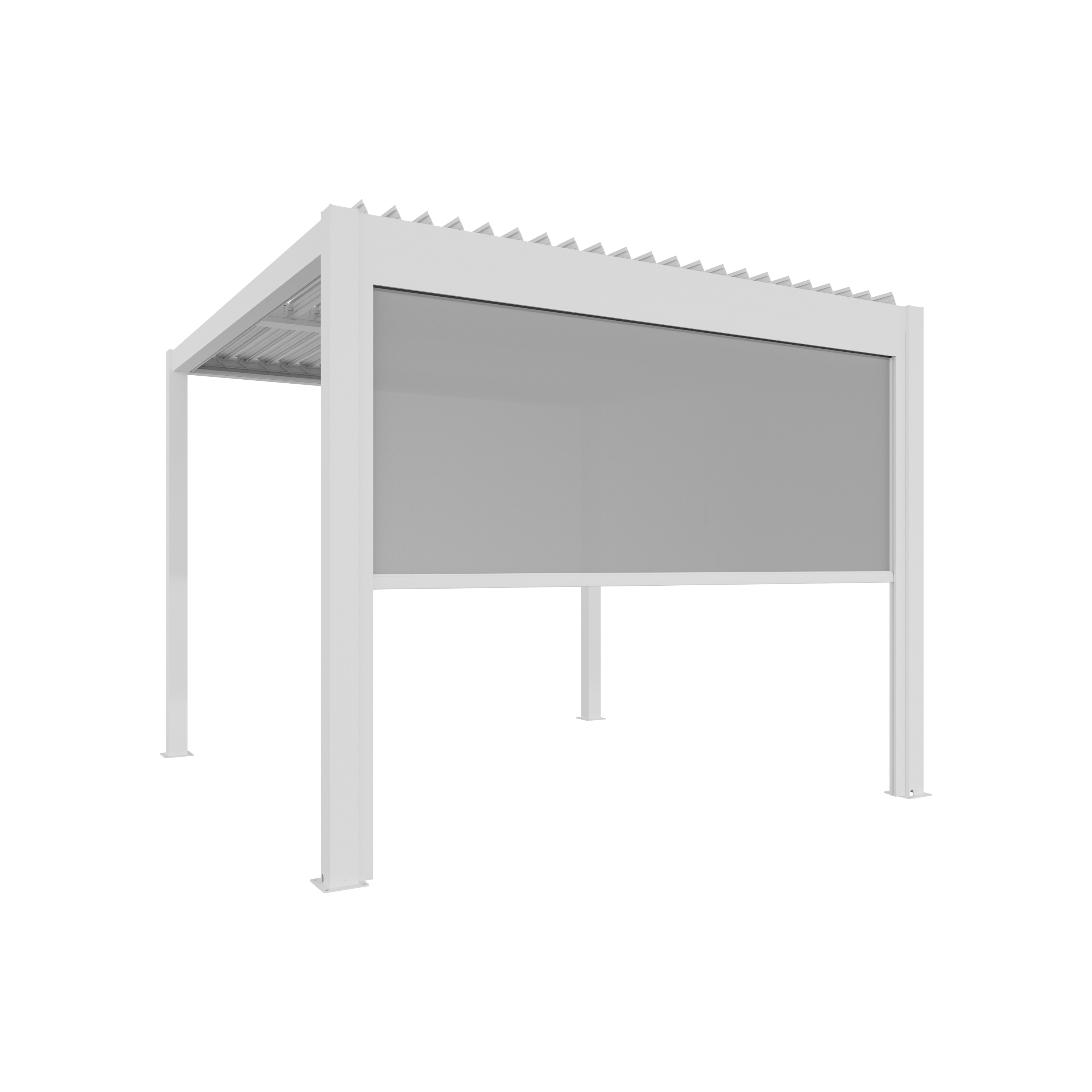 Ximax Aluminium Pergola Seitenmarkise 300 cm Weiß