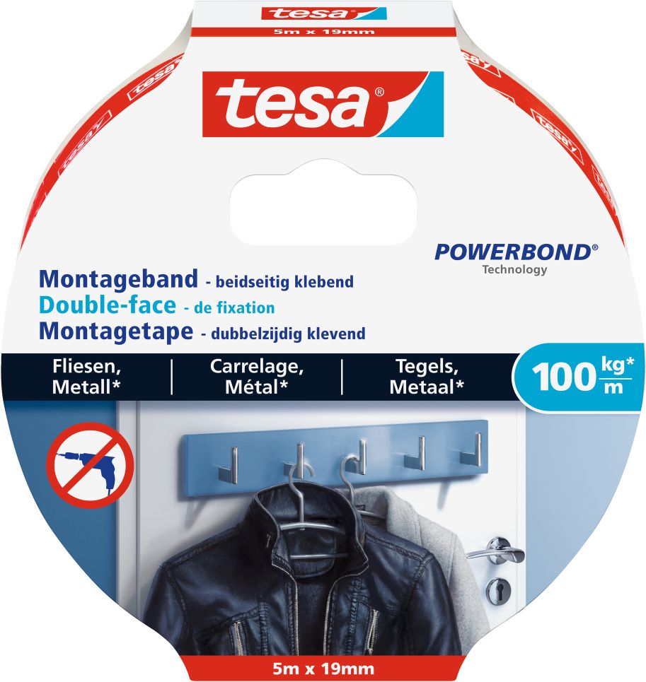tesa® Montageband Fliesen, 100 kg