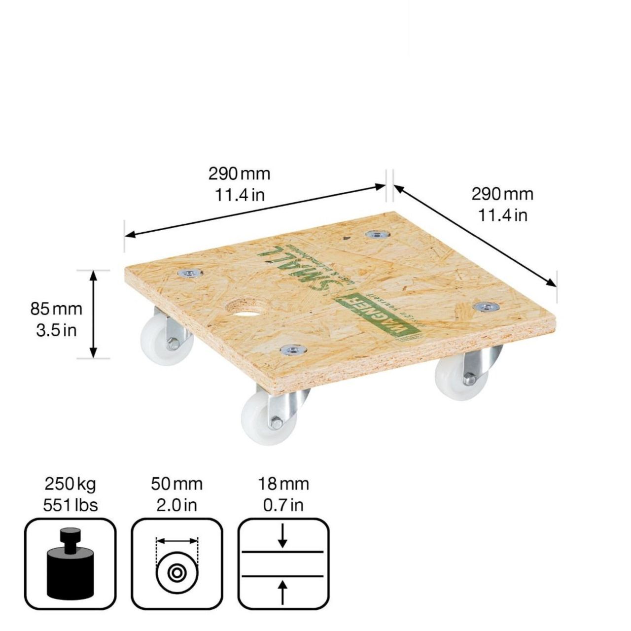 WAGNER Transporthilfe OSB, TK 250kg 1356