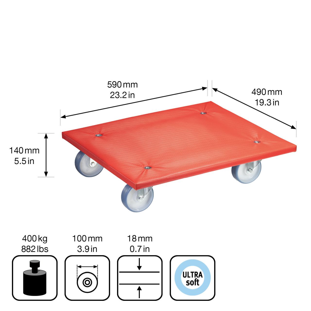 WAGNER Transporthilfe SOFT ROT 1397