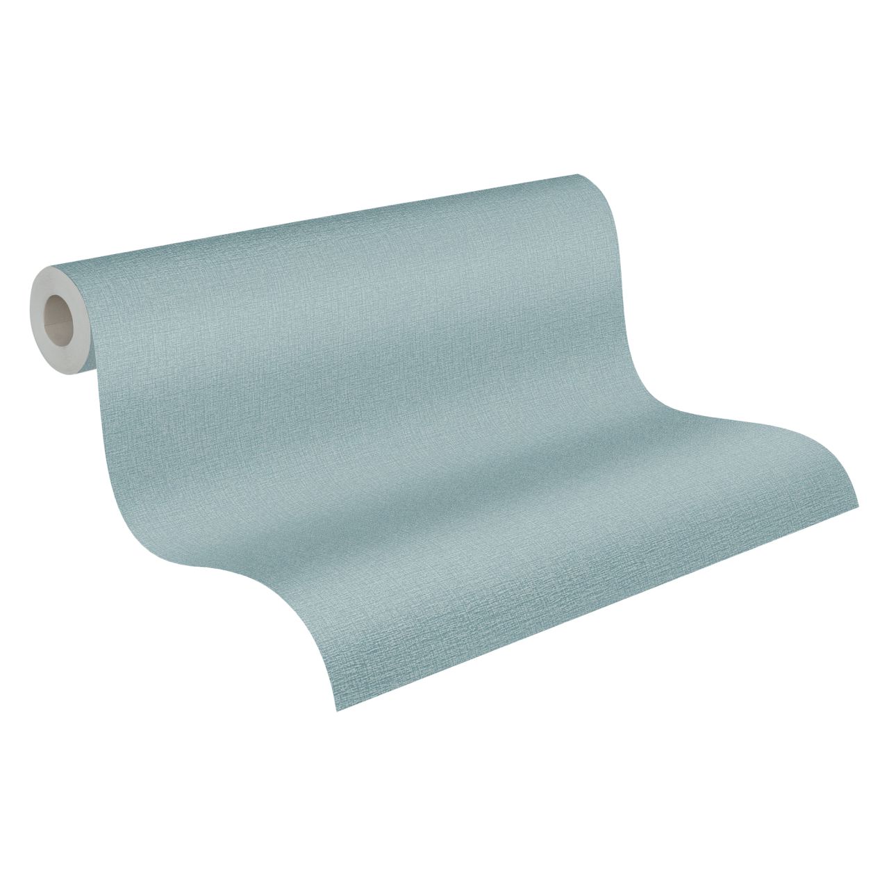 A.S. Création Vliestapete Casual Living Uni Blau matt leicht strukturiert