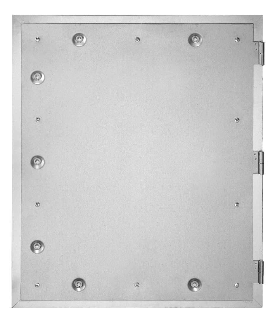 Upmann Kamintür K60/4 verzinkt 50 x 60 cm