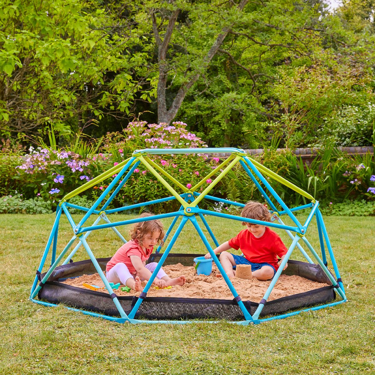 TP Toys Klettergerüst mit Sandkasten Metal Dome