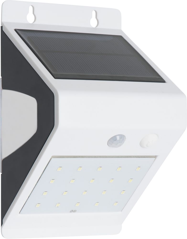 Conmetall Meister LED Solar Wandleuchte 4,5 W weiß