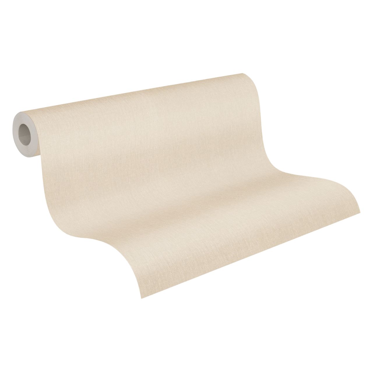 A.S. Création Vliestapete Terra Uni Beige matt strukturiert