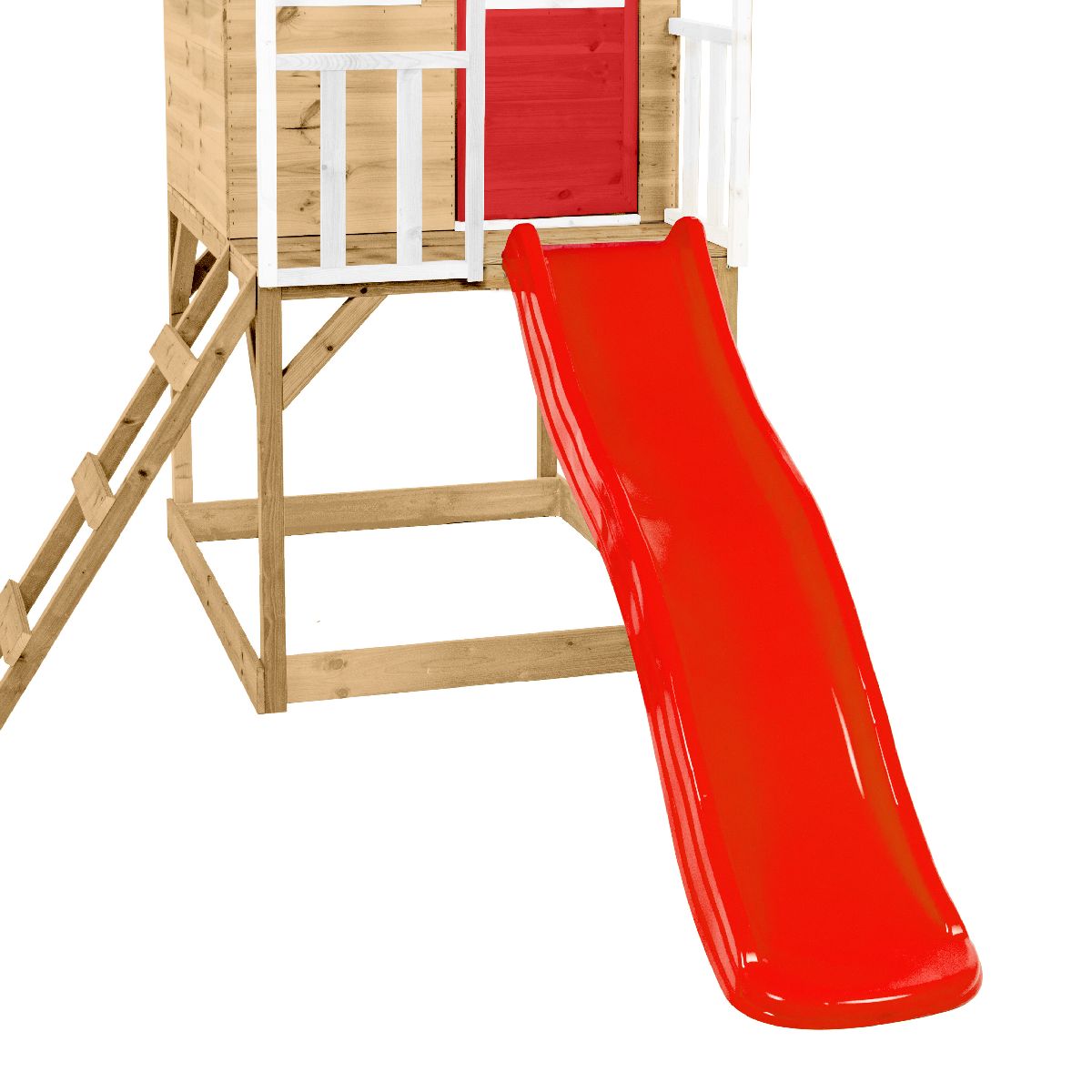 Zwerkules Spielhaus Lolla inkl. Rutsche und Schaukel