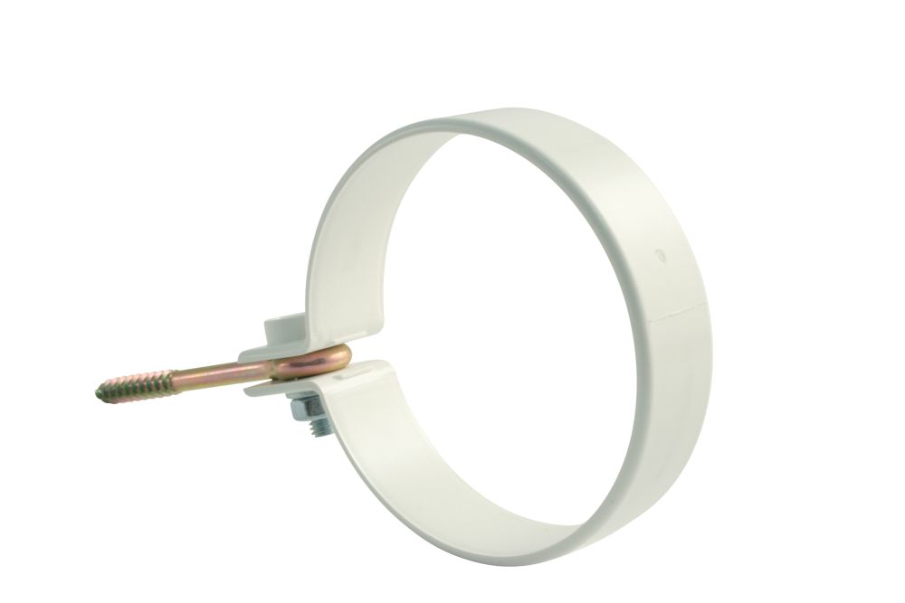 Marley Rohrschelle mit Ringschraube, 2 Stück DN 53, Weiß
