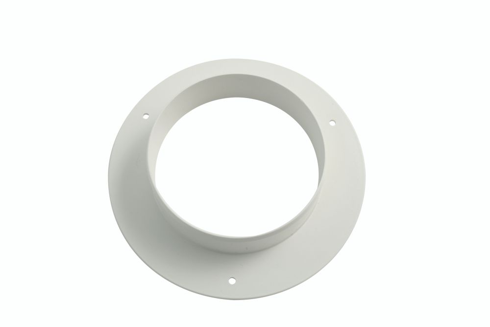 Marley Anschluss-Stutzen für Wäschetrockner Rohranschluss Ø 100 mm, Kunststoff, Weiß