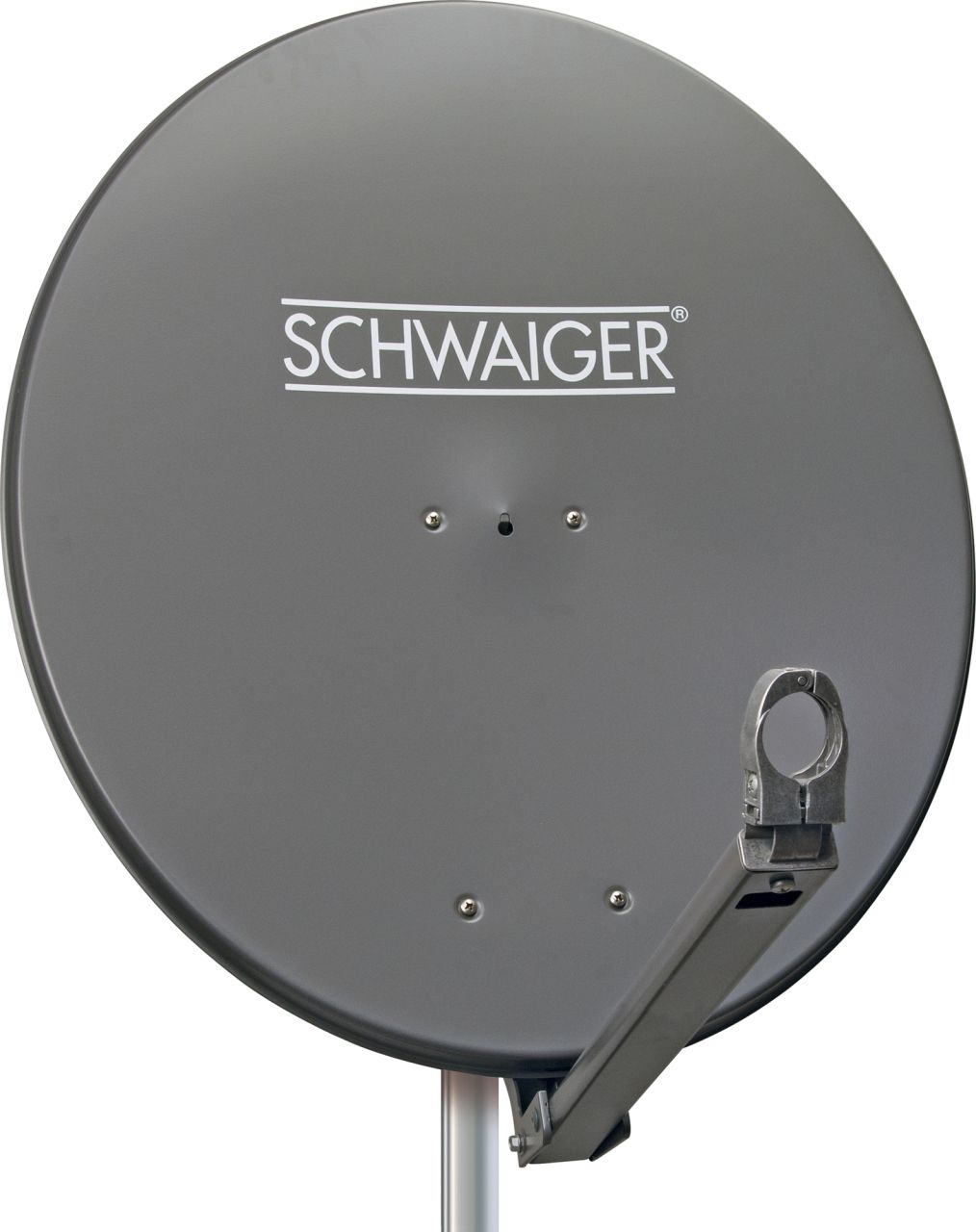 SCHWAIGER Aluminium Offset Antenne (75 cm), Anthrazit (RAL7011)