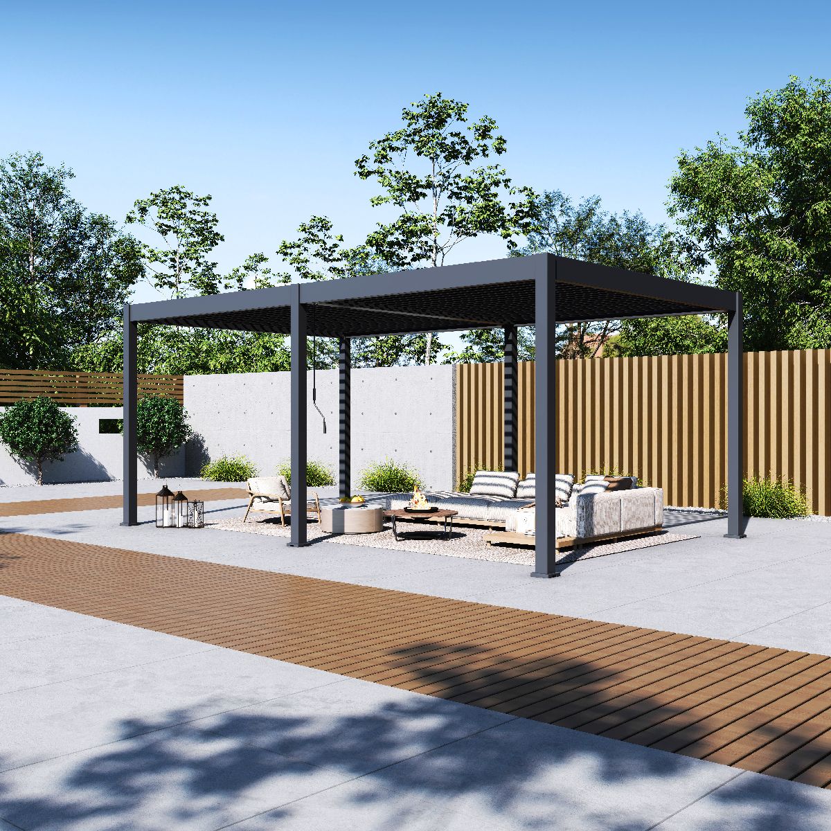 Paragon Outdoor Pergola Grand Tuscan 1220 | inkl. Lamellendach