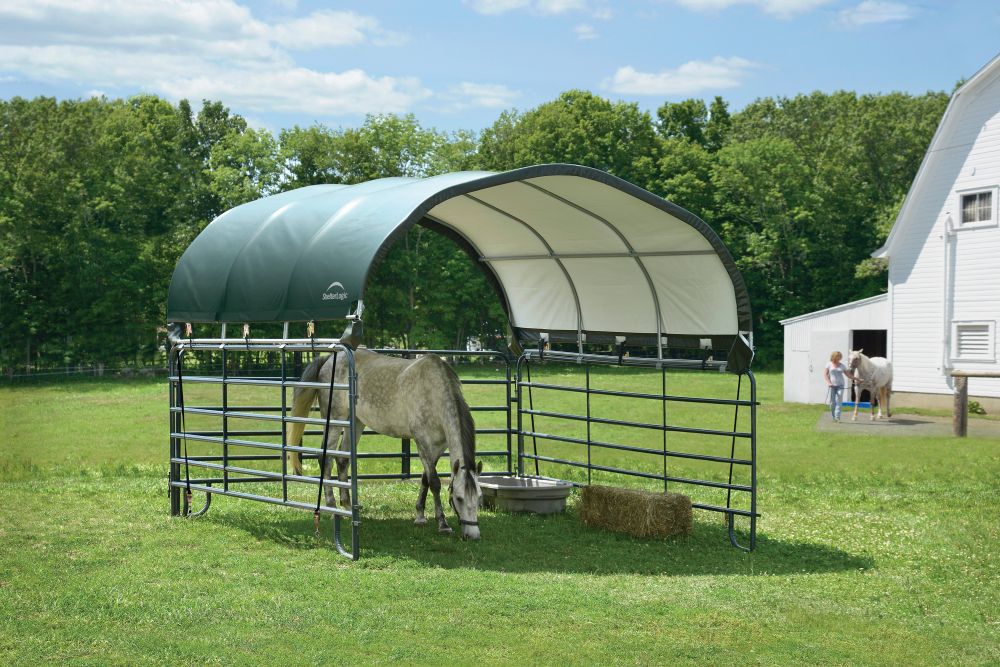 ShelterLogic Weidezelt Überdachung 13,7 m²