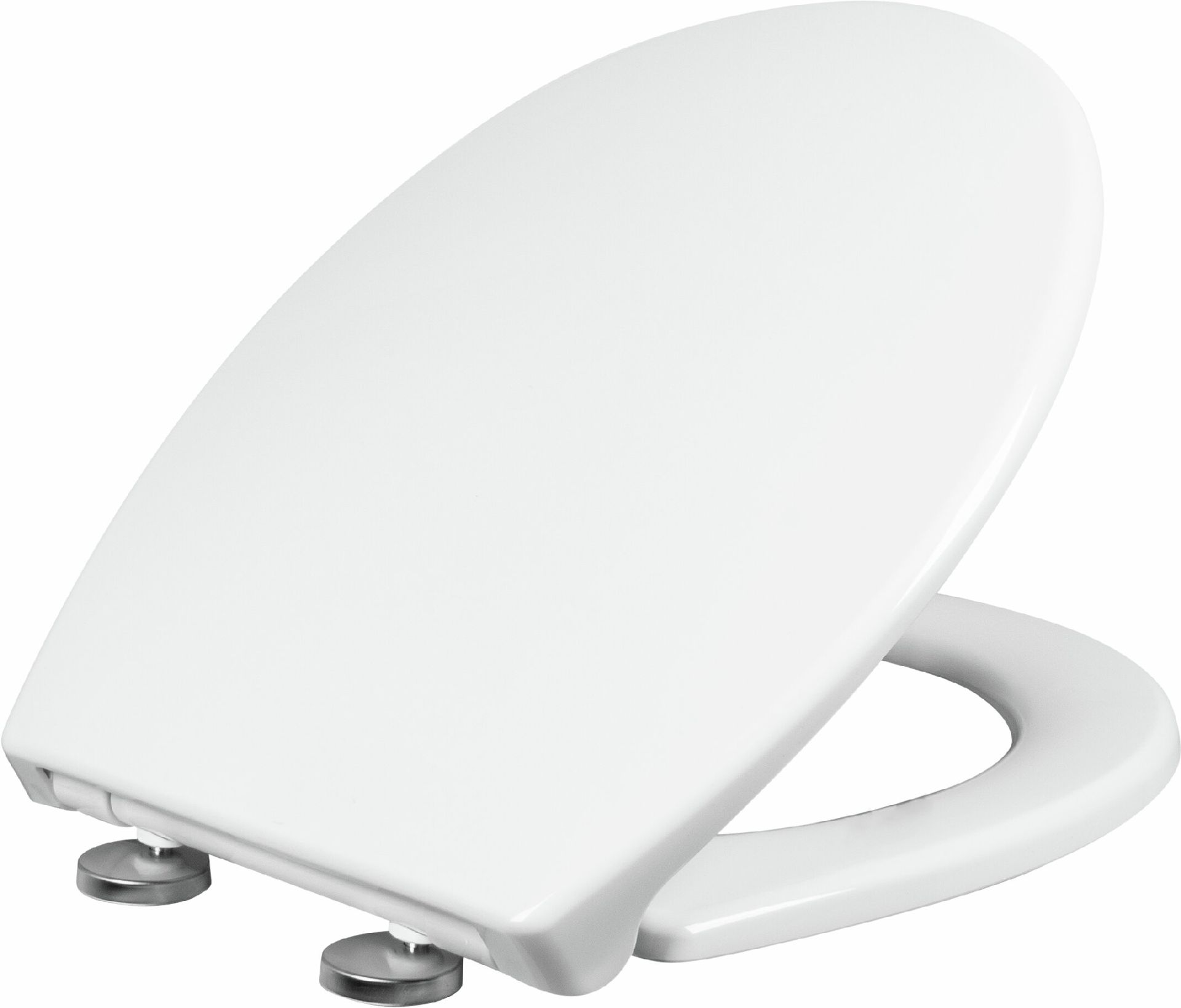 Conmetall Meister WC-Sitz Classic Plus, mit Absenkautomatik, Thermoplast, weiß, 150 kg