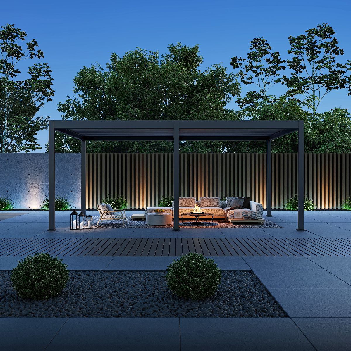 Paragon Outdoor Pergola Grand Tuscan 1220 | inkl. Lamellendach
