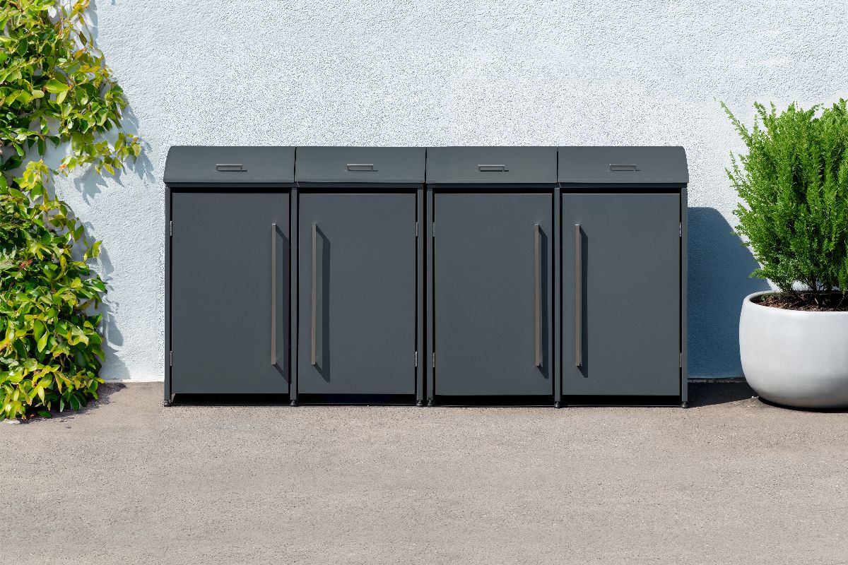 Westmann Mülltonnenbox Moderna 4 | 4x 240 L