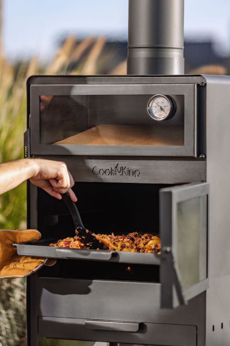 CookKing Terrassenofen Vento Plus | Inkl. Pizzaofen