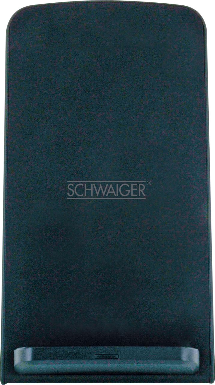 SCHWAIGER Qi Ladestation (10 Watt), Weiß oder Schwarz