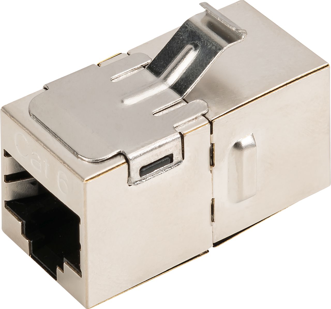 SCHWAIGER CAT 6 Netzwerkverbinder, Silber
