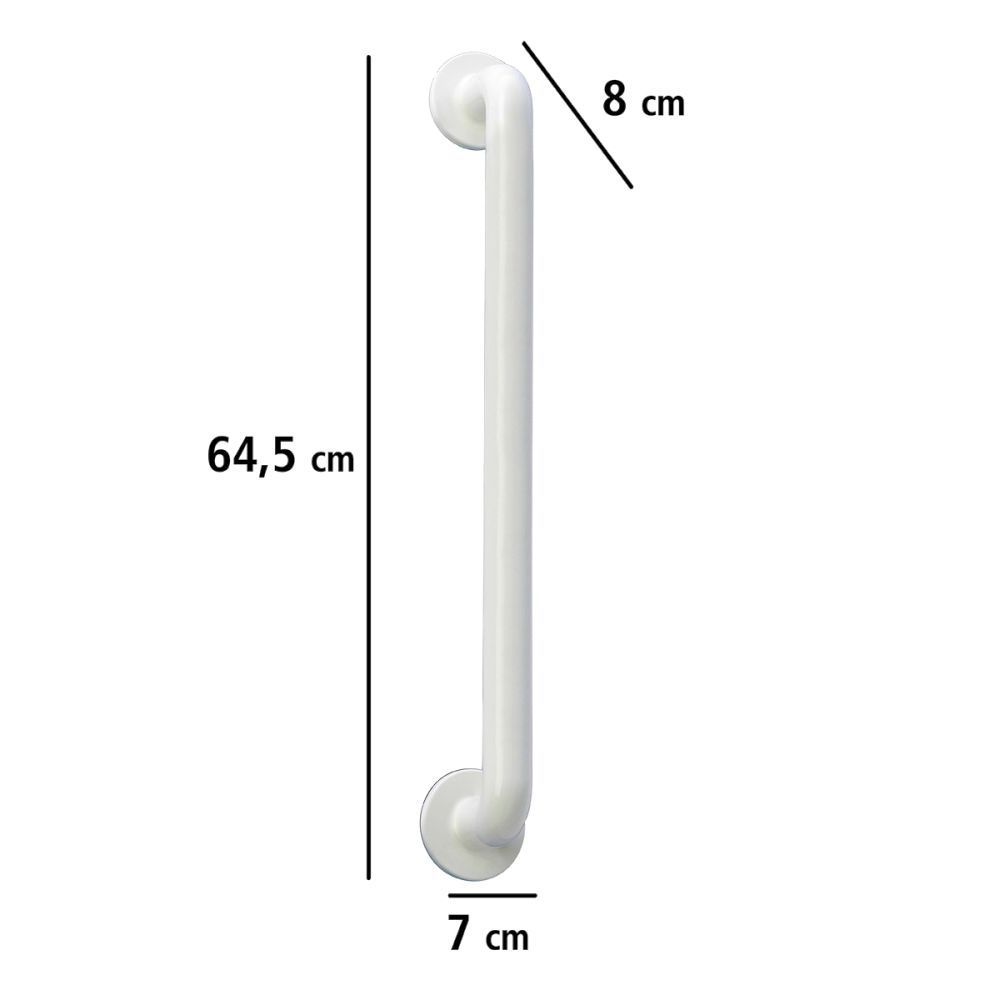 WENKO Wandhaltegriff Secura Weiß 64,5 cm