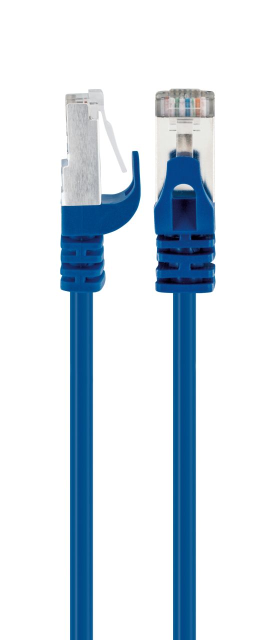 SCHWAIGER CAT 8 Netzwerkkabel (S/FTP), 2 m, Blau