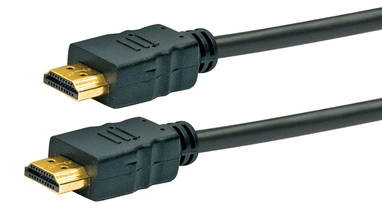 SCHWAIGER High-Speed-HDMI-Kabel mit Ethernet, 5 m, Schwarz