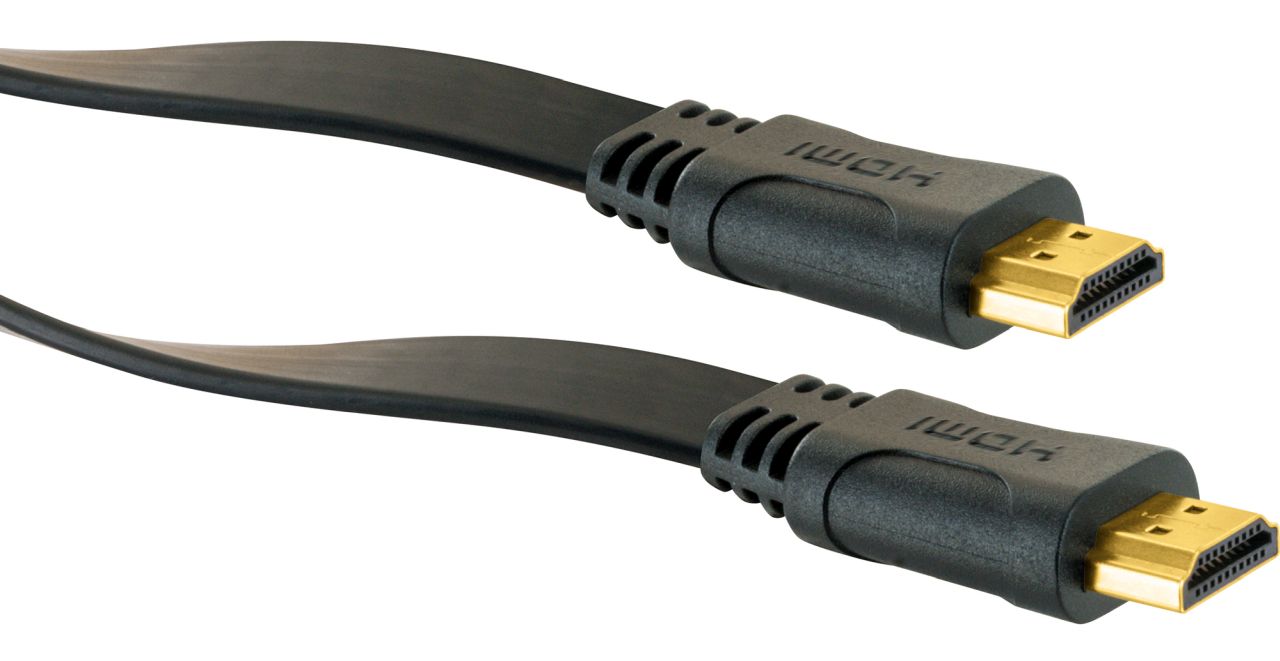 SCHWAIGER High-Speed-HDMI-Kabel mit Ethernet, 3 m, Schwarz