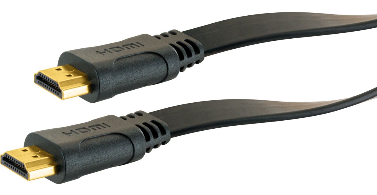SCHWAIGER High-Speed-HDMI-Kabel mit Ethernet, 3 m, Schwarz