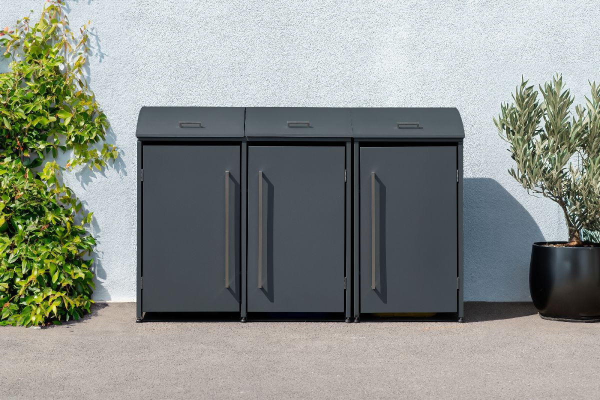 Westmann Mülltonnenbox Moderna 3 | 3x 240 L