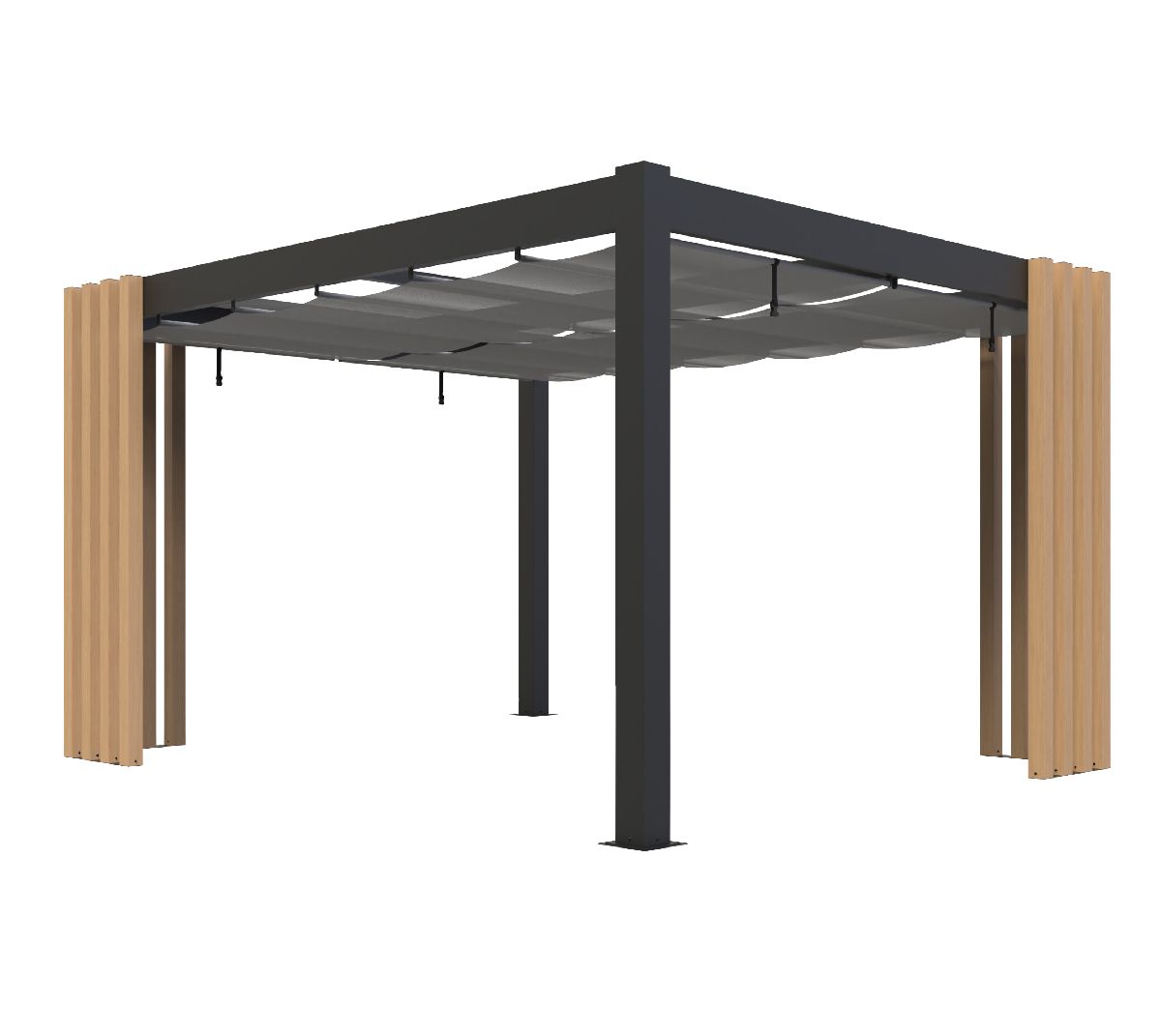 Sojag Pavillon Lito 1012 mit Sonnensegel
