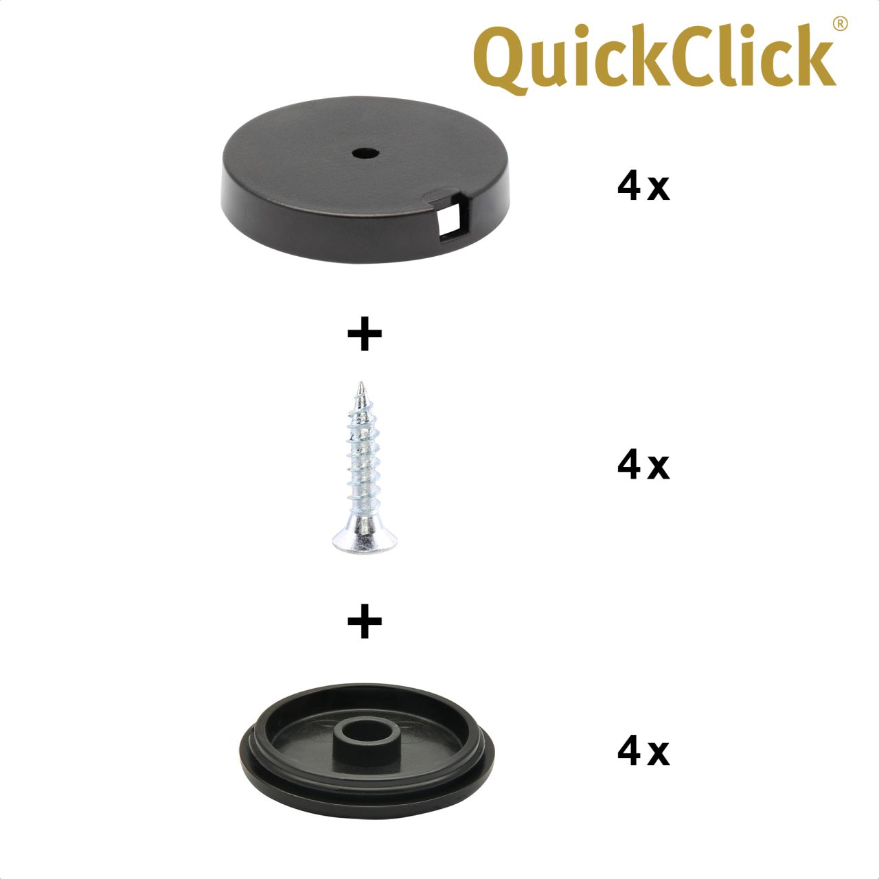 WAGNER 12tlg QuickClick Ø40 Gleiter 8074