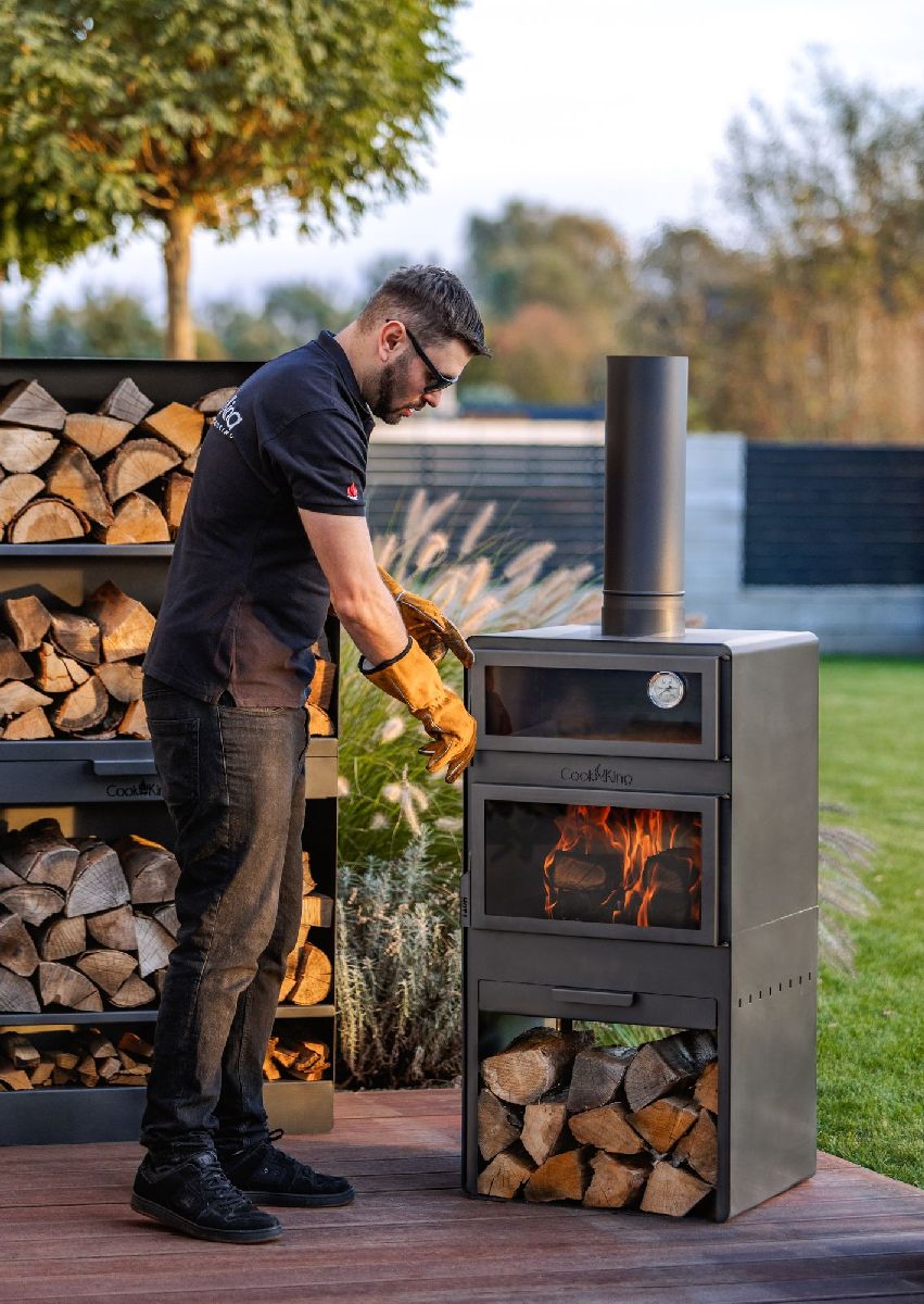 CookKing Terrassenofen Vento Plus | Inkl. Pizzaofen