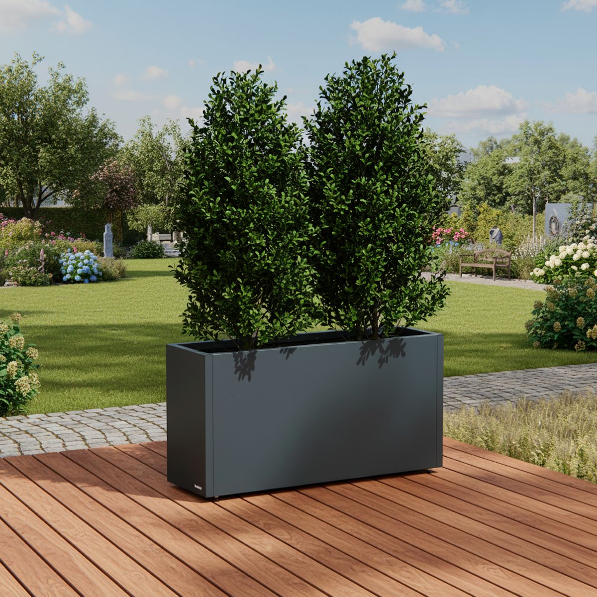 Herstera Garden Pflanzkübel Cube | 30 x 100 x 50 cm