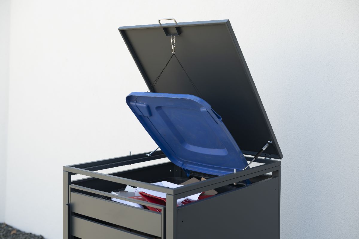 Westmann Mülltonnenbox Kubus | 1x 240 L
