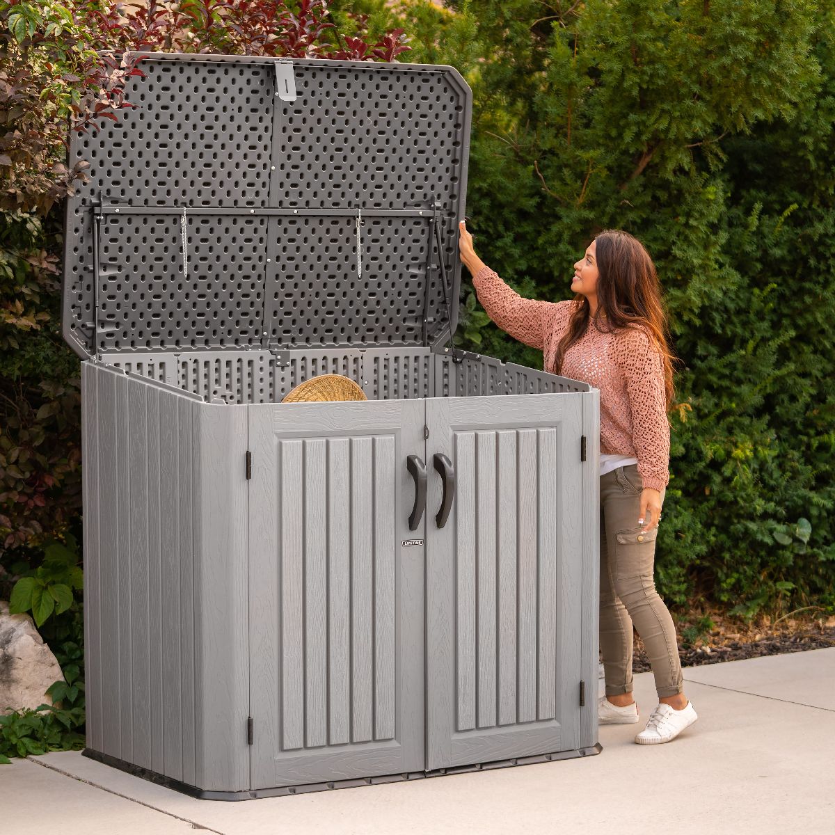 Lifetime Mülltonnenbox Phil | 2x240 L