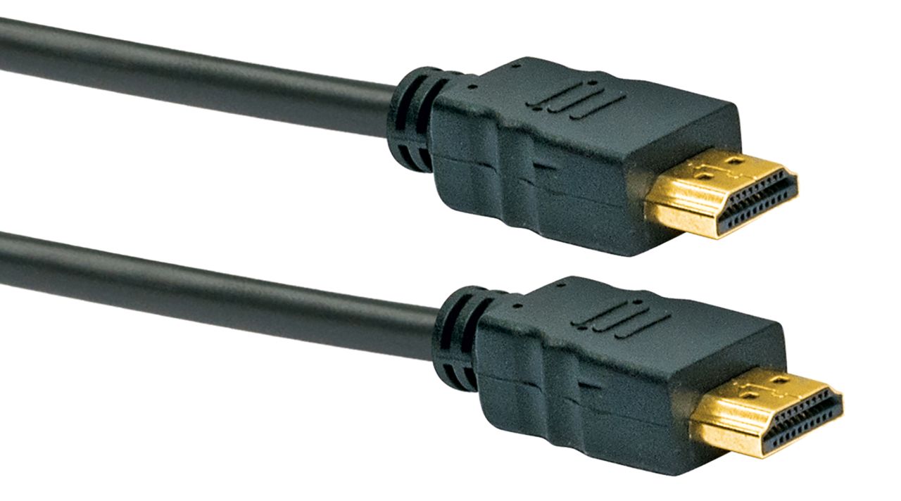 SCHWAIGER High-Speed-HDMI-Kabel mit Ethernet, 5 m, Schwarz