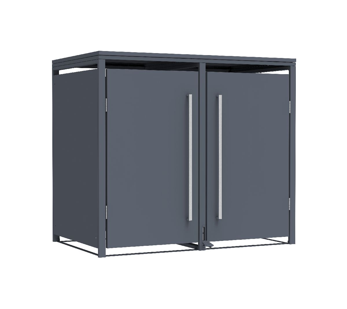 Westmann Mülltonnenbox Pedura 2 | 2x 240L | mit Fußpedal