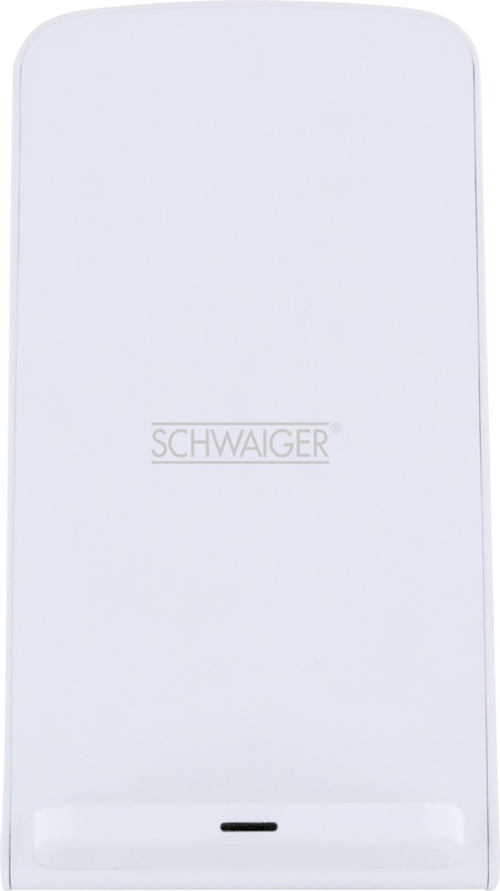 SCHWAIGER Qi Ladestation (10 Watt), 1 m, Weiß oder Schwarz