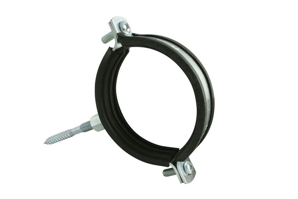 Marley HT-Schelle, schallgedämmt mit Stockschraube, 8 x 80 mm DN 40