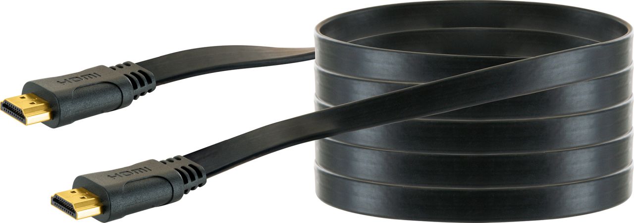 SCHWAIGER High-Speed-HDMI-Kabel mit Ethernet, 3 m, Schwarz