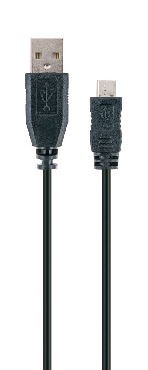 SCHWAIGER USB 2.0 Anschlusskabel, 1,8 m, Schwarz