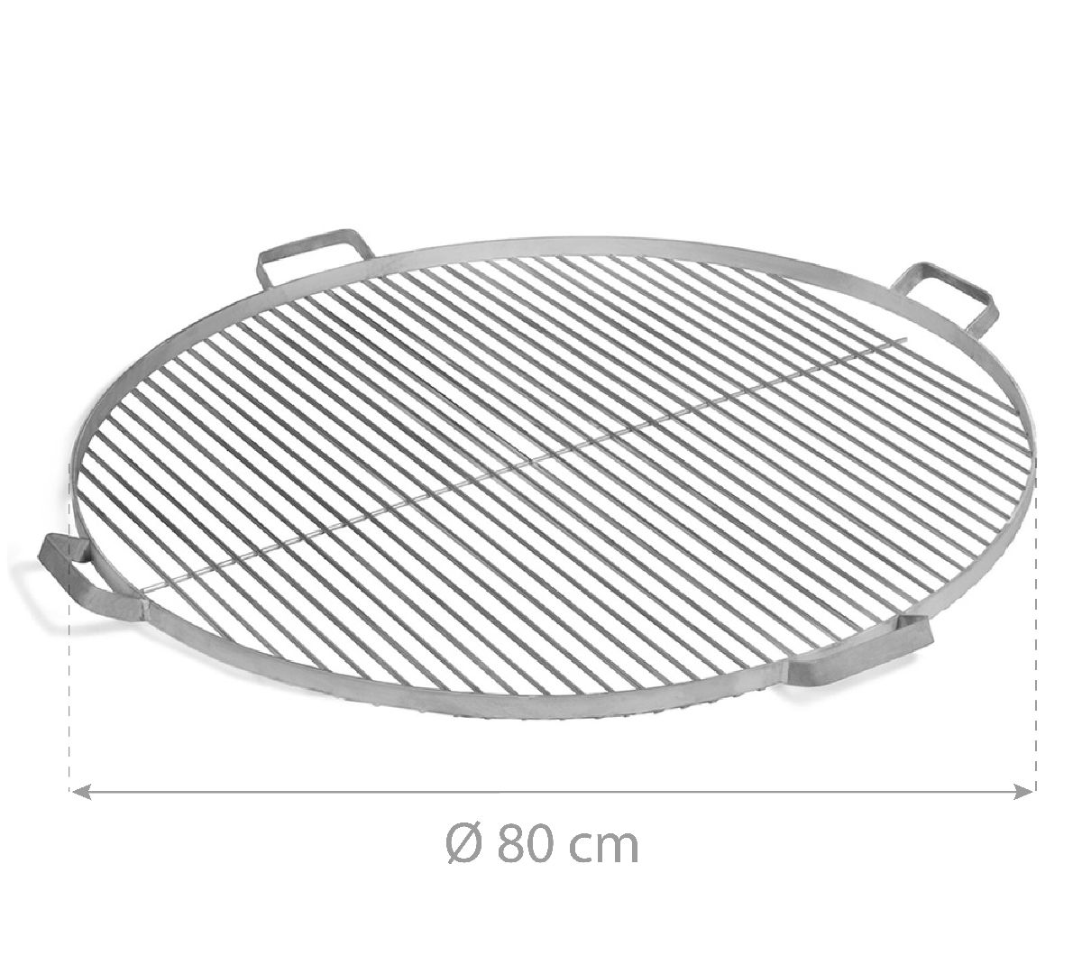 CookKing Grillrost 80 | Inkl. 4 Griffen | Edelstahl